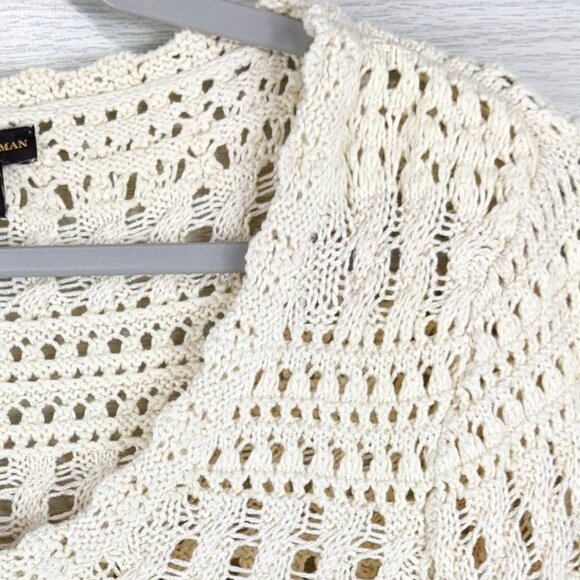 DANA BUCHMAN Open Knit Sweater L - Picture 3 of 7